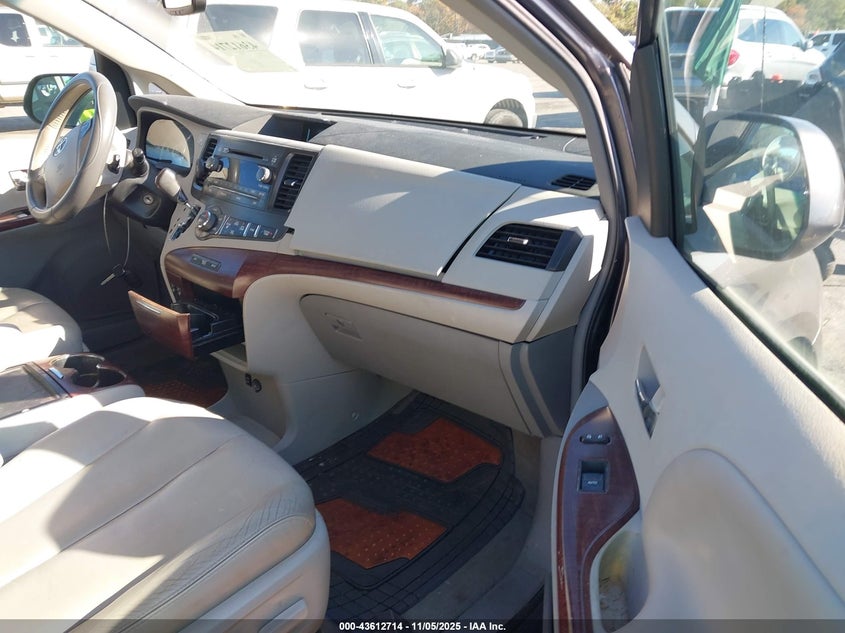 2013 TOYOTA SIENNA XLE V6 8 PASSENGER 5TDYK3DC3DS289347