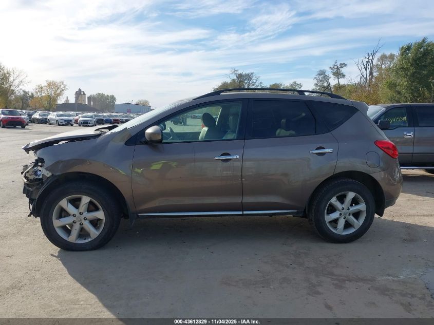 2009 Nissan Murano Sl VIN: JN8AZ18U89W014640 Lot: 43612829