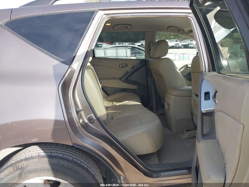 2009 Nissan Murano Sl VIN: JN8AZ18U89W014640 Lot: 43612829