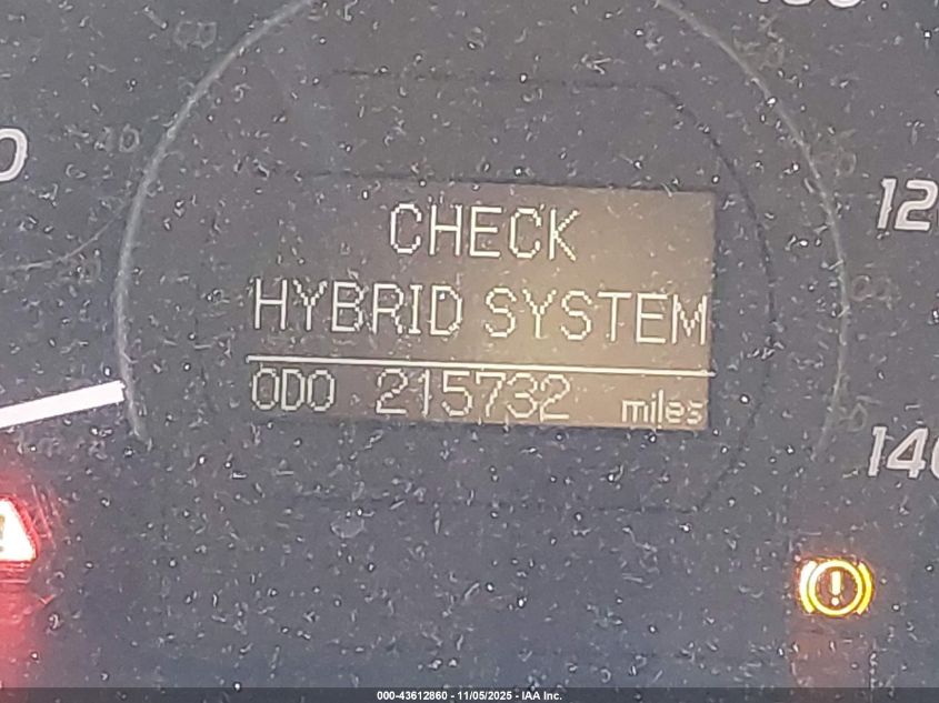 2007 Toyota Camry Hybrid VIN: JTNBB46K373033453 Lot: 43612860