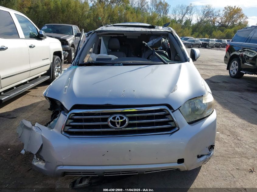 2008 Toyota Highlander Limited VIN: JTEES42A482086633 Lot: 43612909