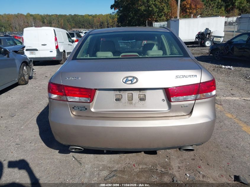 2006 Hyundai Sonata Gls V6/Lx V6 VIN: 5NPEU46F16H046008 Lot: 43613096