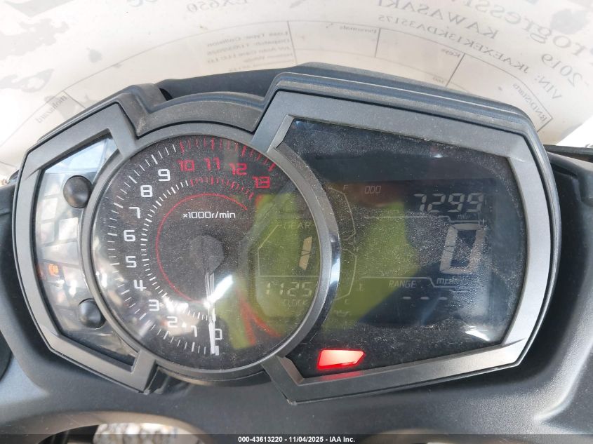 2019 KAWASAKI EX650 F - JKAEXEK13KDA35175