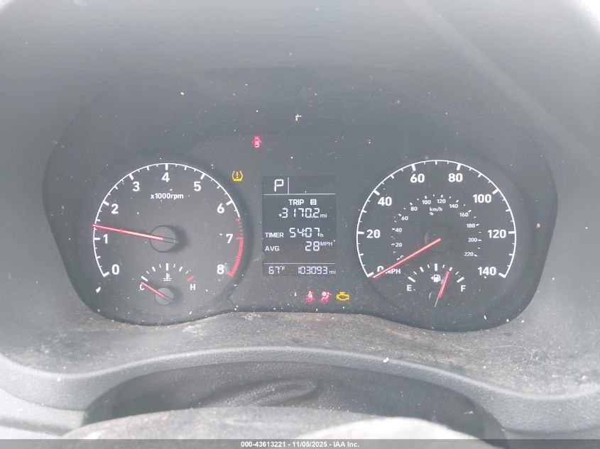 2020 Hyundai Accent Se VIN: 3KPC24A65LE126142 Lot: 43613221