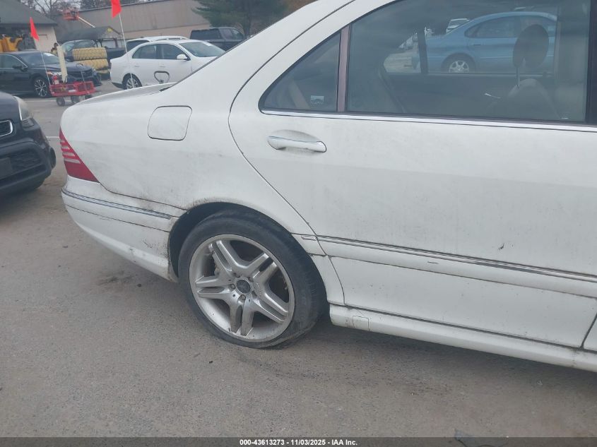 2003 Mercedes-Benz S 55 Amg VIN: WDBNG74J13A375065 Lot: 43613273