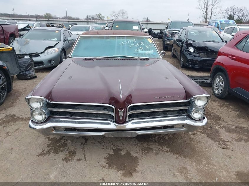 1965 Pontiac Bonneville VIN: 262375P278645 Lot: 43613472