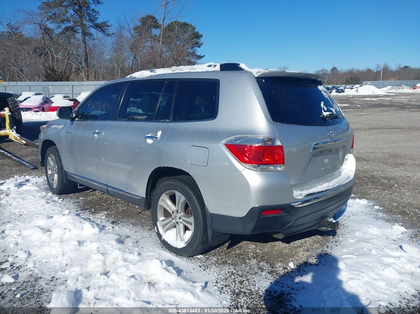Vin: 5tddk3eh8bs092633, lot: 44108591, toyota highlander limited v6 20113
