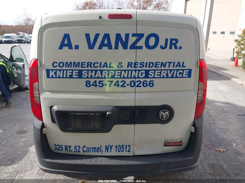 2017 Ram Promaster City Tradesman VIN: ZFBERFABXH6E22130 Lot: 43613492