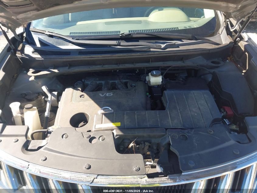 2009 Nissan Murano Sl VIN: JN8AZ18U89W104208 Lot: 43613631