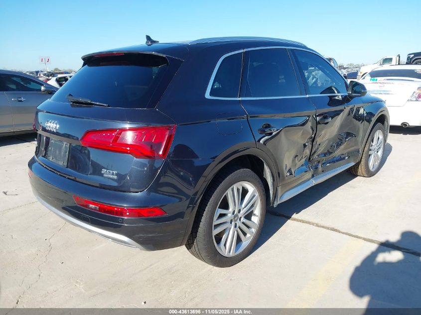 2018 AUDI Q5 2.0T PREMIUM WA1BNAFY3J2209634