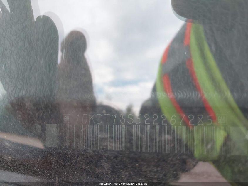 2002 GMC Envoy Slt VIN: 1GKDT13S522267285 Lot: 43613730