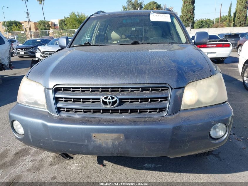 2002 Toyota Highlander Limited V6 VIN: JTEHF21A820059137 Lot: 43613754