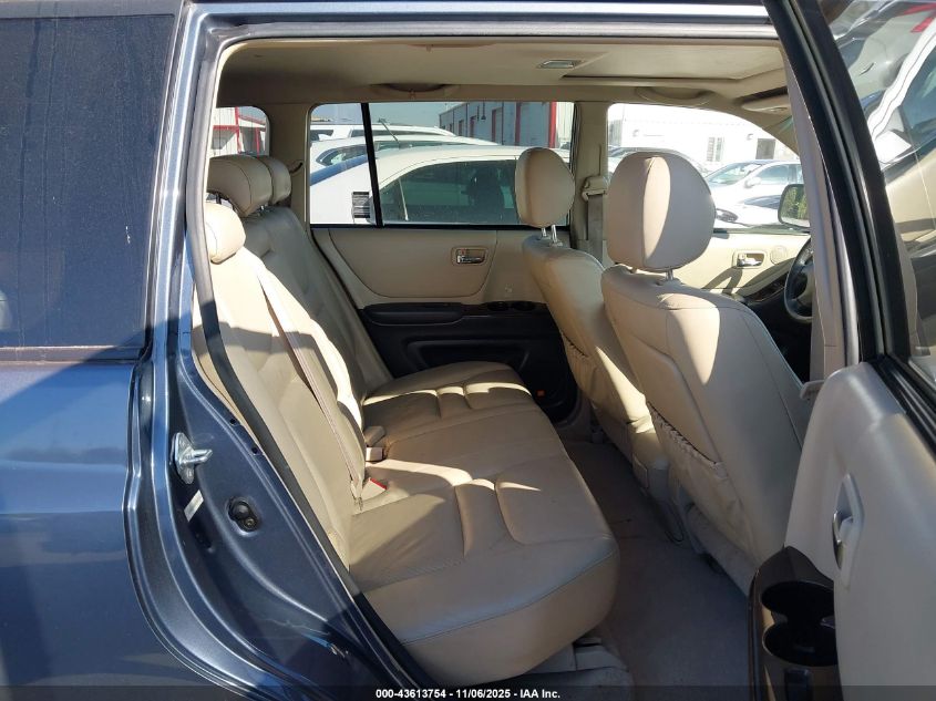 2002 Toyota Highlander Limited V6 VIN: JTEHF21A820059137 Lot: 43613754