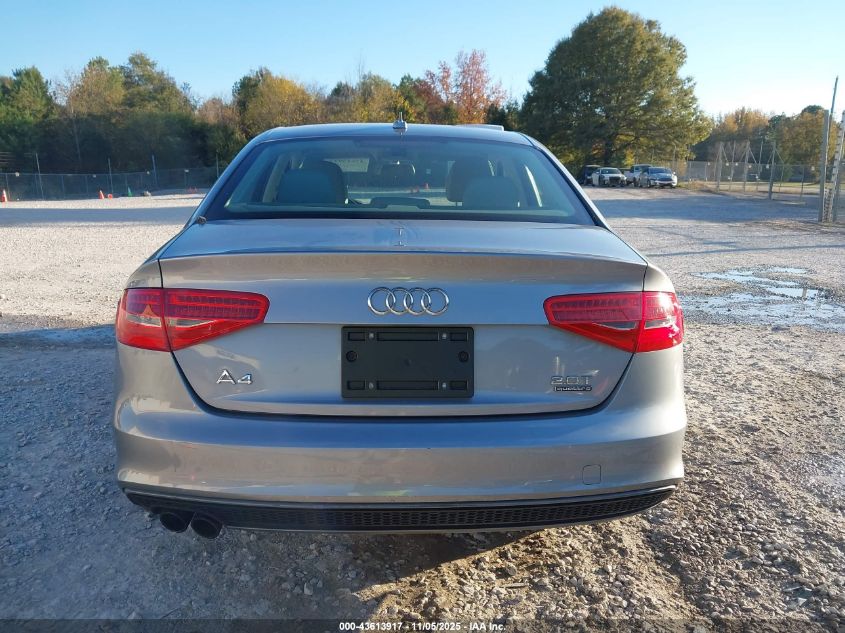 2016 Audi A4 2.0T Premium VIN: WAUBFAFL5GN016932 Lot: 43613917