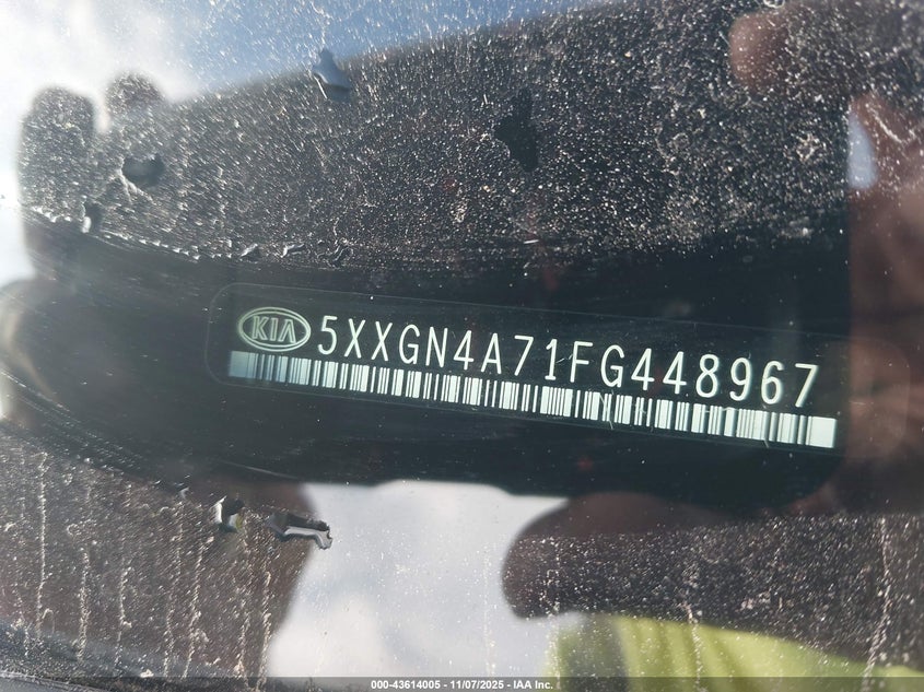2015 KIA OPTIMA EX - 5XXGN4A71FG448967