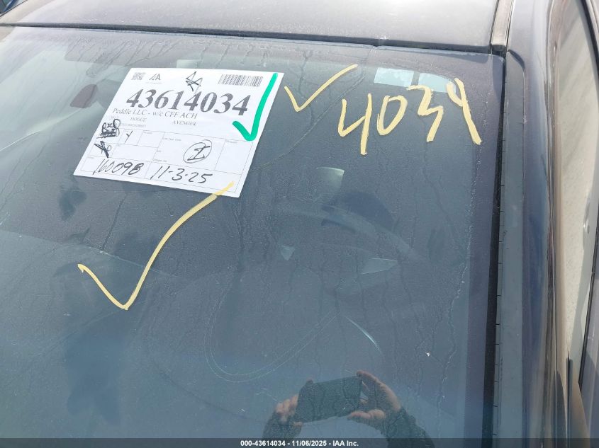 2012 Dodge Avenger Sxt VIN: 1C3CDZCB0CN290853 Lot: 43614034