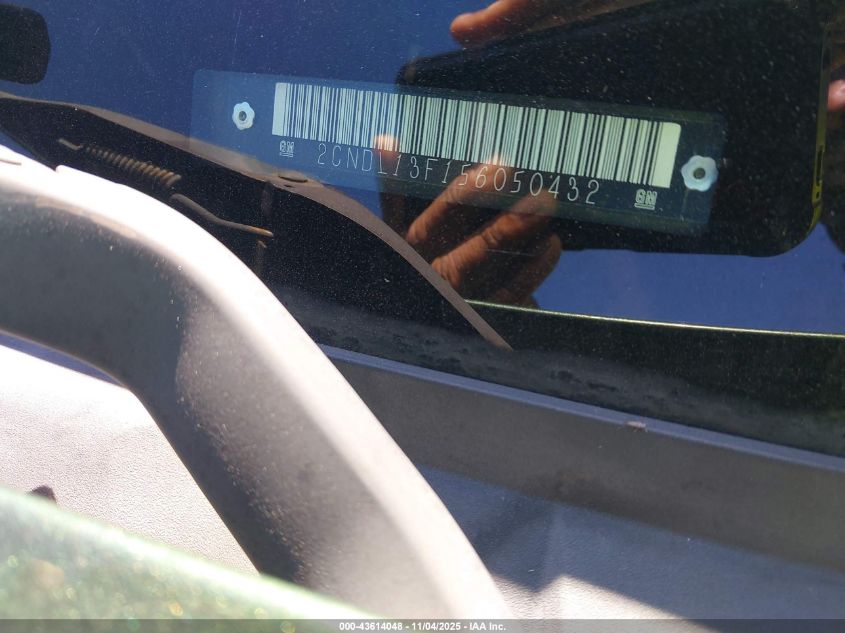 2005 Chevrolet Equinox Ls VIN: 2CNDL13F156050432 Lot: 43614048