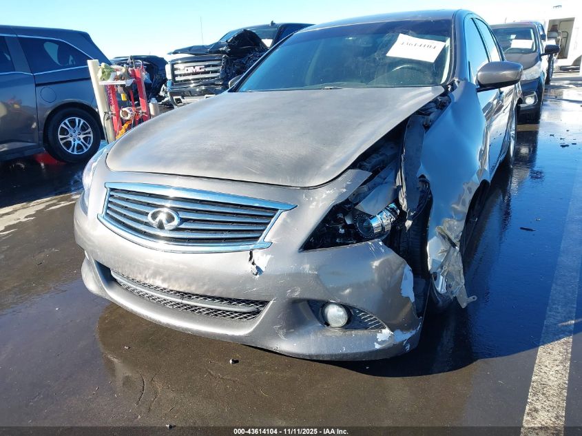 2010 Infiniti G37X VIN: JN1CV6AR4AM457292 Lot: 43614104