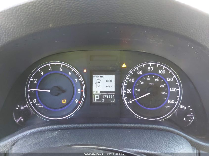 2010 Infiniti G37X VIN: JN1CV6AR4AM457292 Lot: 43614104