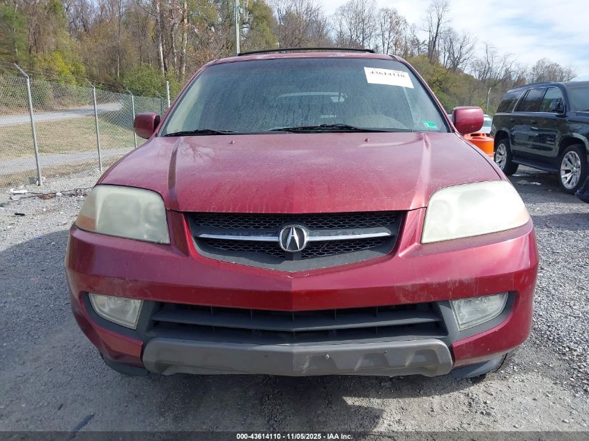 2002 Acura Mdx VIN: 2HNYD18642H518403 Lot: 43614110