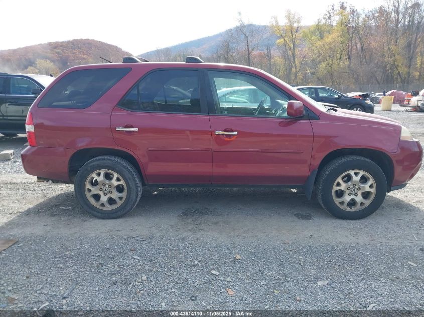2002 Acura Mdx VIN: 2HNYD18642H518403 Lot: 43614110