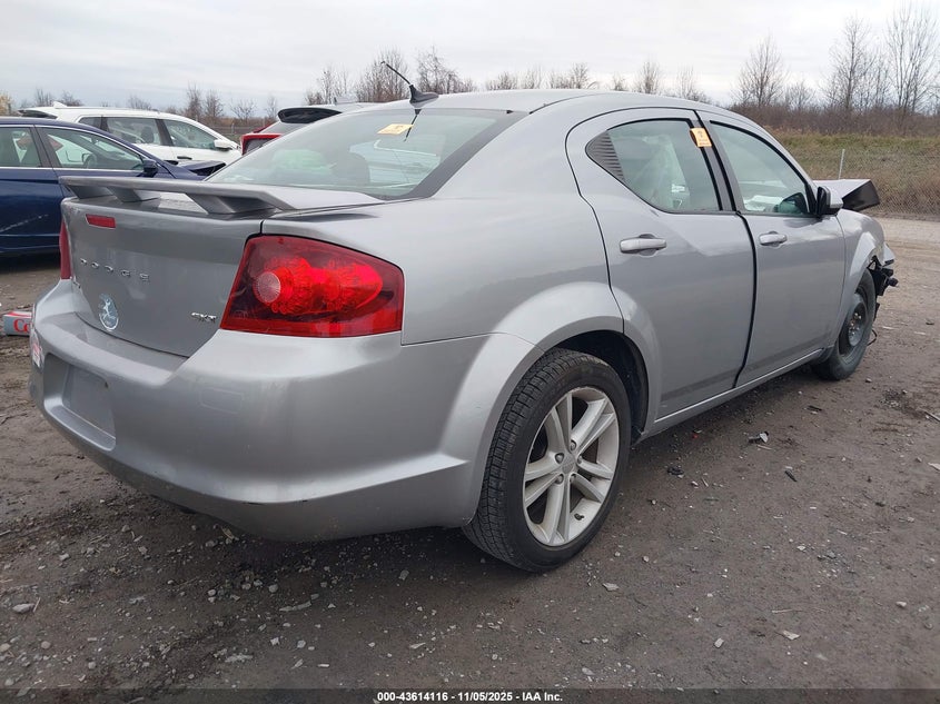2014 DODGE AVENGER SXT 1C3CDZCB2EN177876