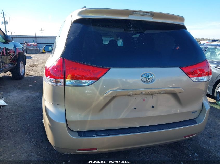 2014 TOYOTA SIENNA XLE V6 8 PASSENGER 5TDYK3DC6ES459136