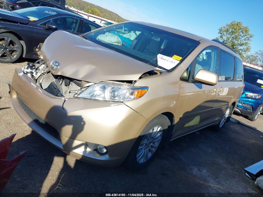 2014 TOYOTA SIENNA XLE V6 8 PASSENGER 5TDYK3DC6ES459136