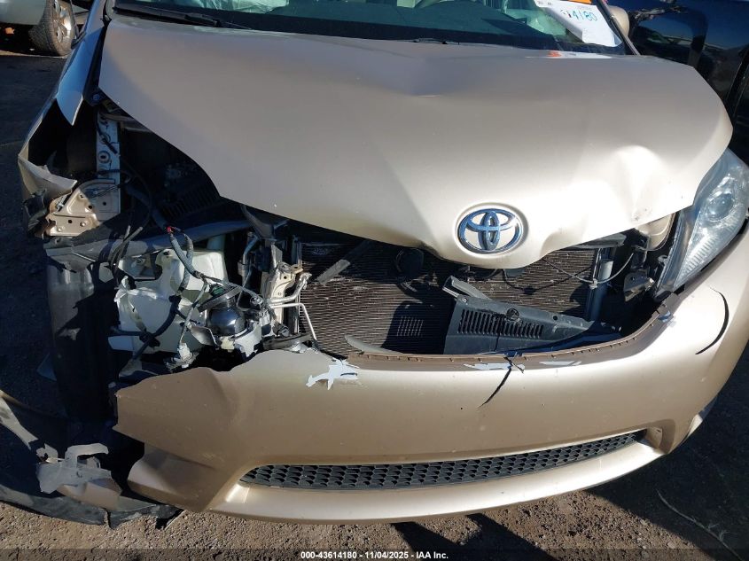 2014 TOYOTA SIENNA XLE V6 8 PASSENGER 5TDYK3DC6ES459136