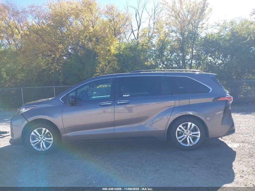 2021 Toyota Sienna Xse VIN: 5TDDSKFCXMS014516 Lot: 43614286