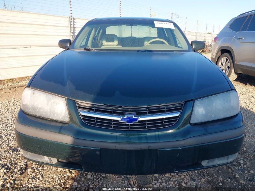 2002 Chevrolet Impala Ls VIN: 2G1WH55K129315160 Lot: 43614333
