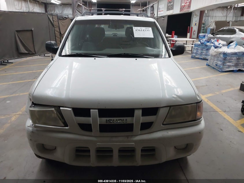 2004 Isuzu Rodeo S 3.2L V6 VIN: 4S2CK58W244301482 Lot: 43614335