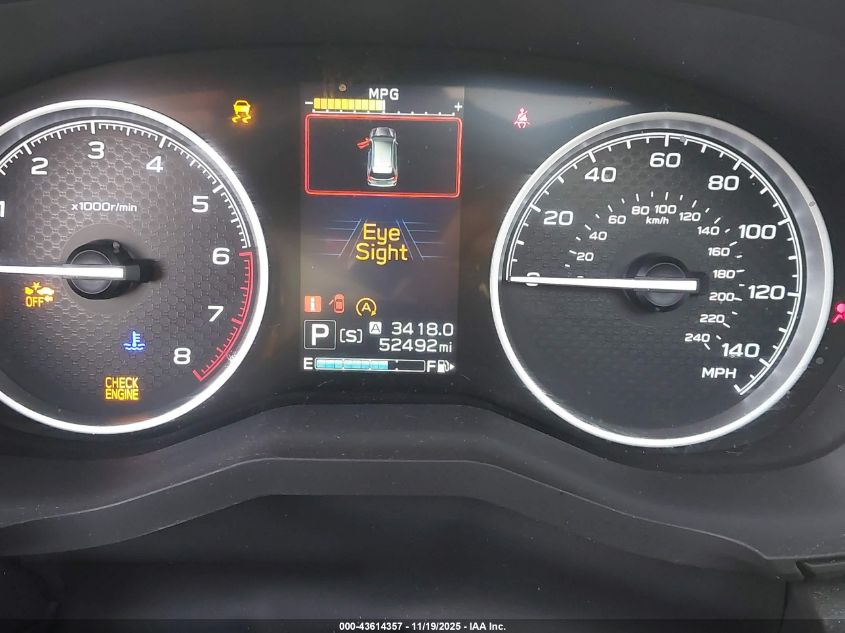 2020 Subaru Forester Premium VIN: JF2SKAJC2LH581333 Lot: 43614357