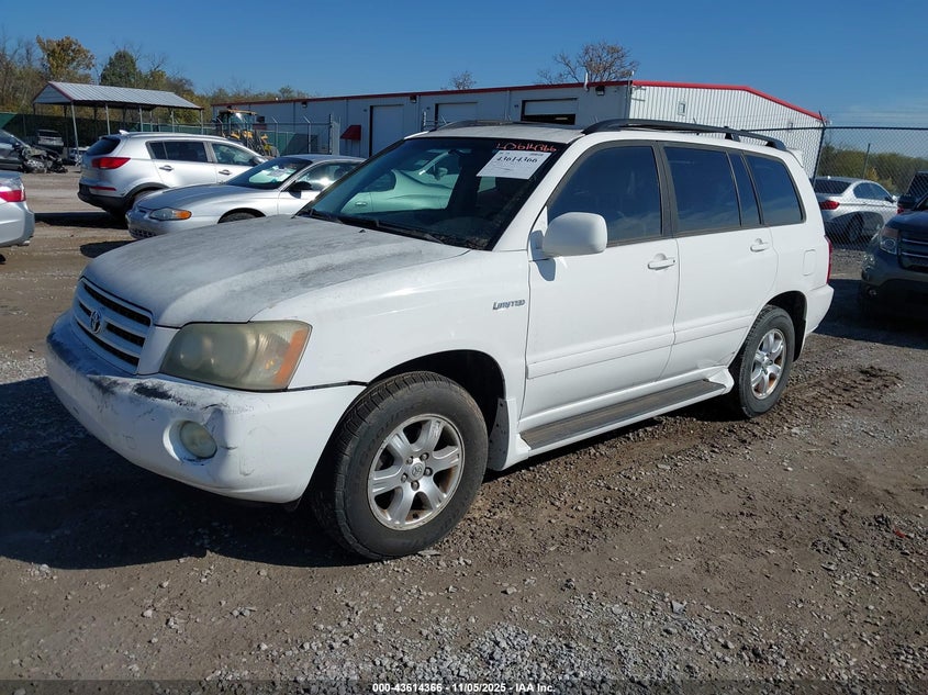 2003 Toyota Highlander Limited V6 VIN: JTEHF21A630112709 Lot: 43614366