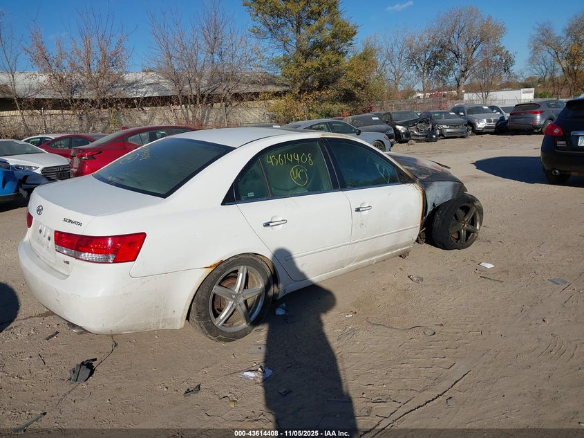 2006 Hyundai Sonata Gls V6/Lx V6 VIN: 5NPEU46F96H083890 Lot: 43614408