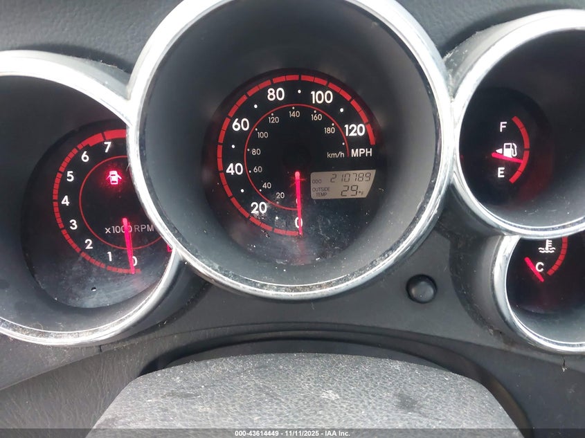 2007 Pontiac Vibe VIN: 5Y2SL65867Z405884 Lot: 43614449