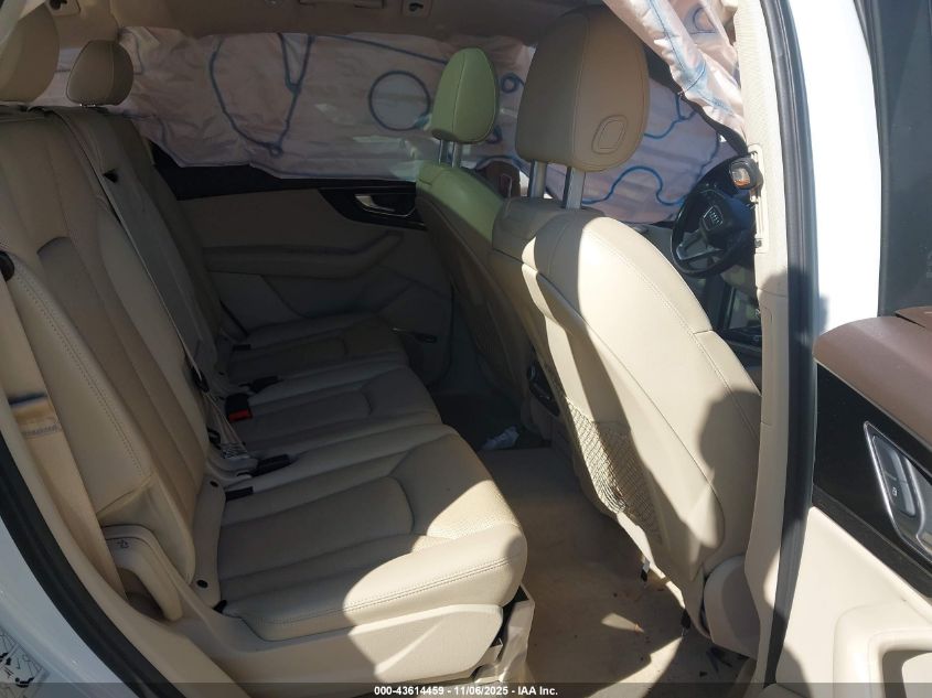 2017 Audi Q7 3.0T Premium VIN: WA1VAAF7XHD050674 Lot: 43614459