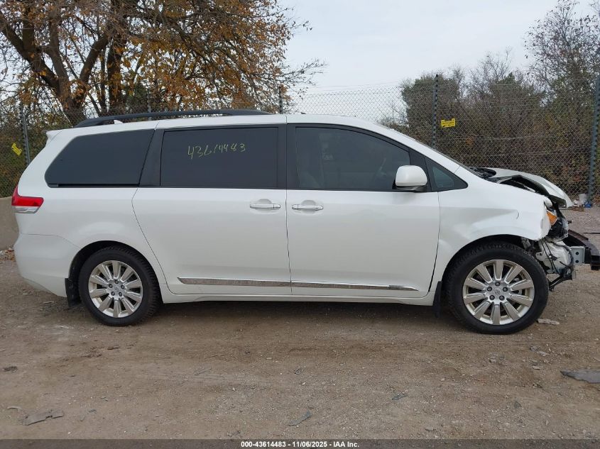2011 Toyota Sienna Limited VIN: 5TDDK3DC0BS018113 Lot: 43614483