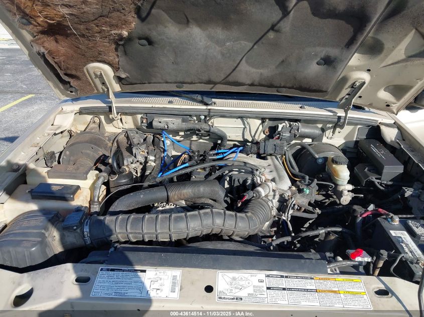 2000 Ford Ranger Xl/Xlt VIN: 1FTYR14V8YPB41633 Lot: 43614514