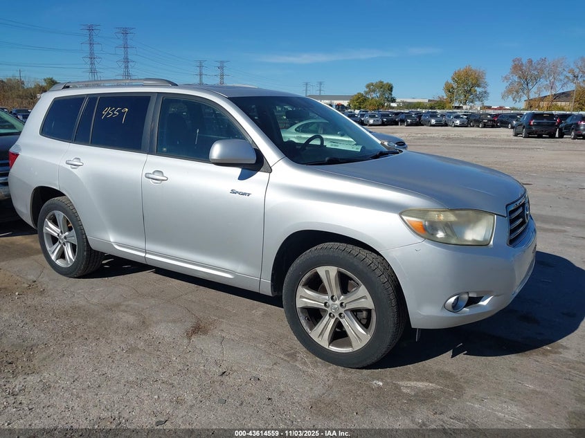 JTEDS43A382031116 2008 Toyota Highlander Sport auction photo 1