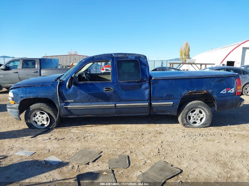 1999 Chevrolet Silverado 1500 Ls VIN: 2GCEK19T5X1276059 Lot: 43614605