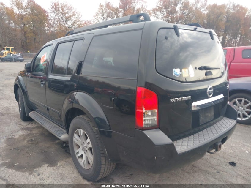 NISSAN PATHFINDER 2009 VIN 5N1AR18B89C618518