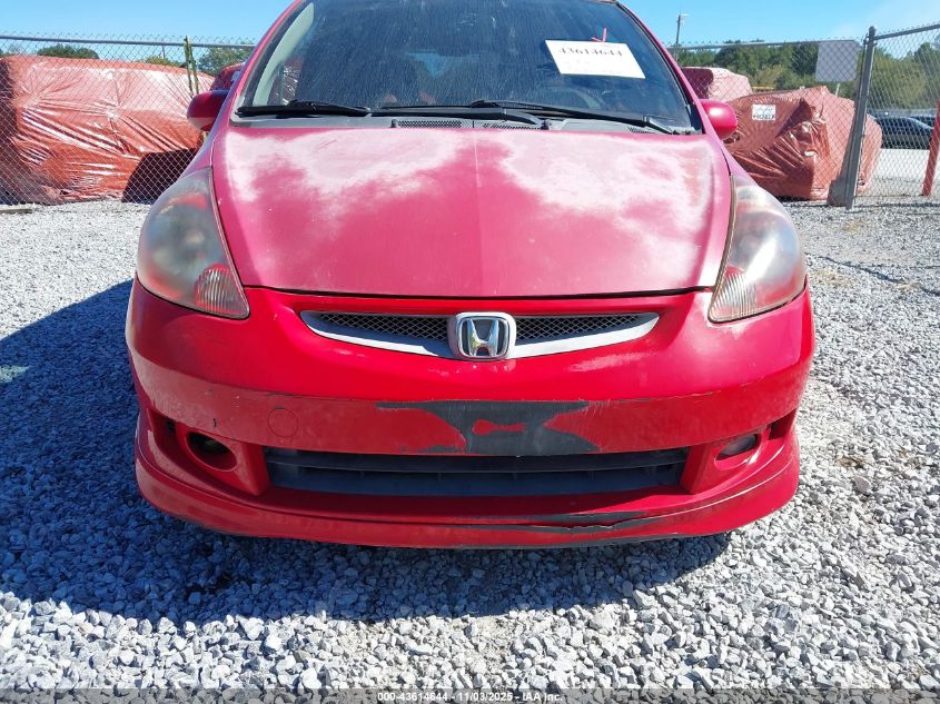 2008 Honda Fit Sport VIN: JHMGD38678S015770 Lot: 43614644