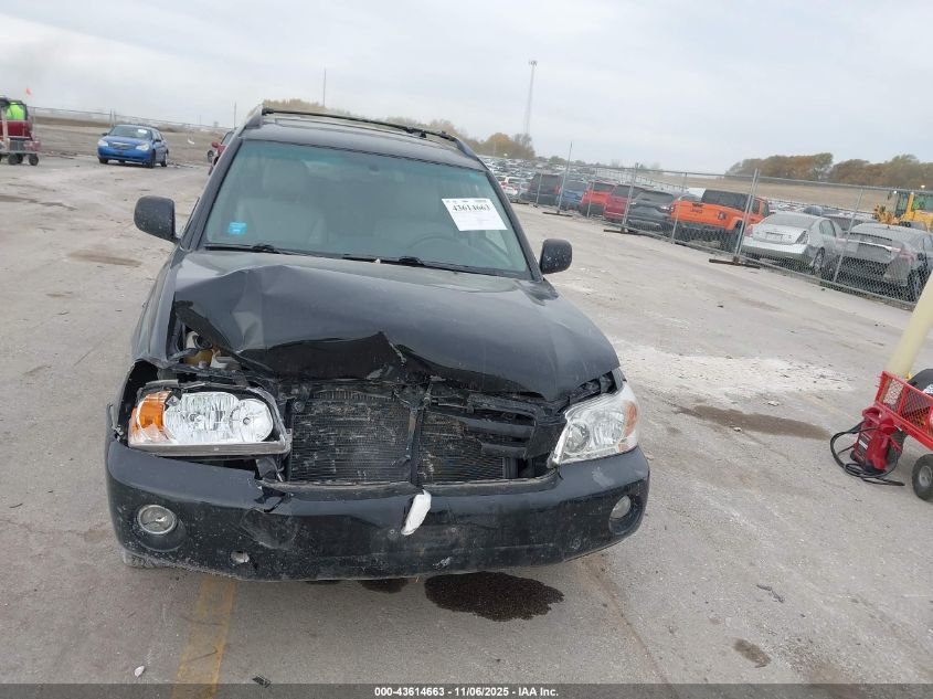 2005 Toyota Highlander Limited V6 VIN: JTEEP21A650097874 Lot: 43614663