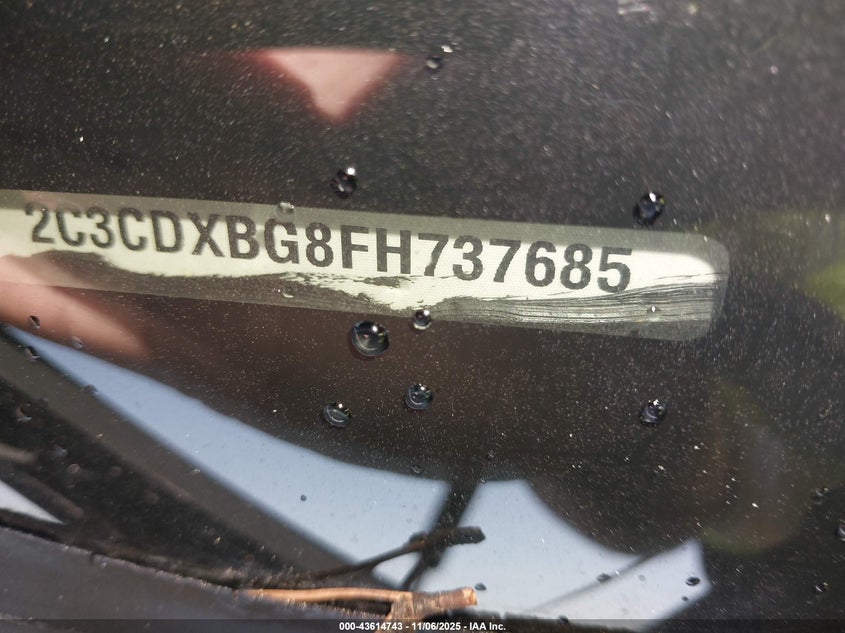 2015 DODGE CHARGER SE - 2C3CDXBG8FH737685