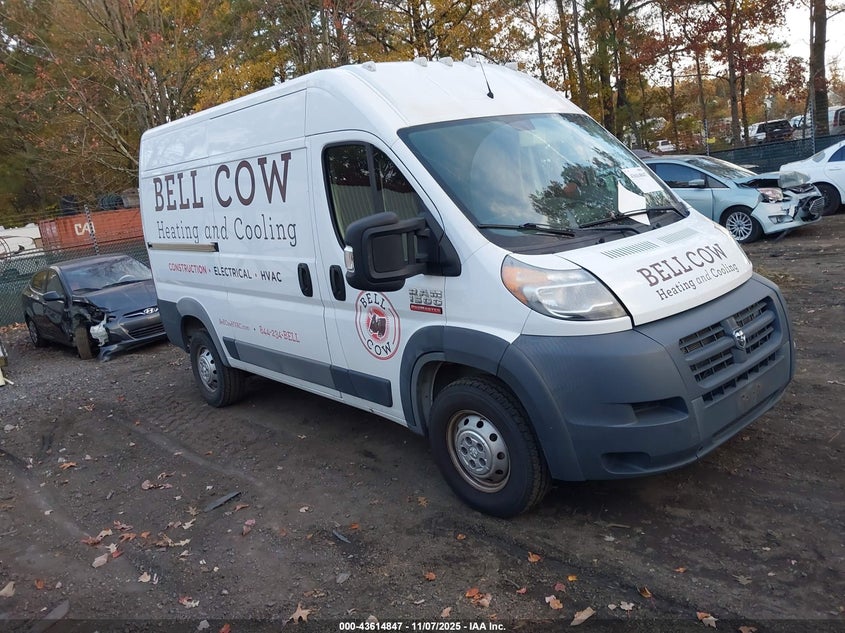 2017 RAM PROMASTER 1500 HIGH ROOF 136 WB - 3C6TRVBG8HE506129