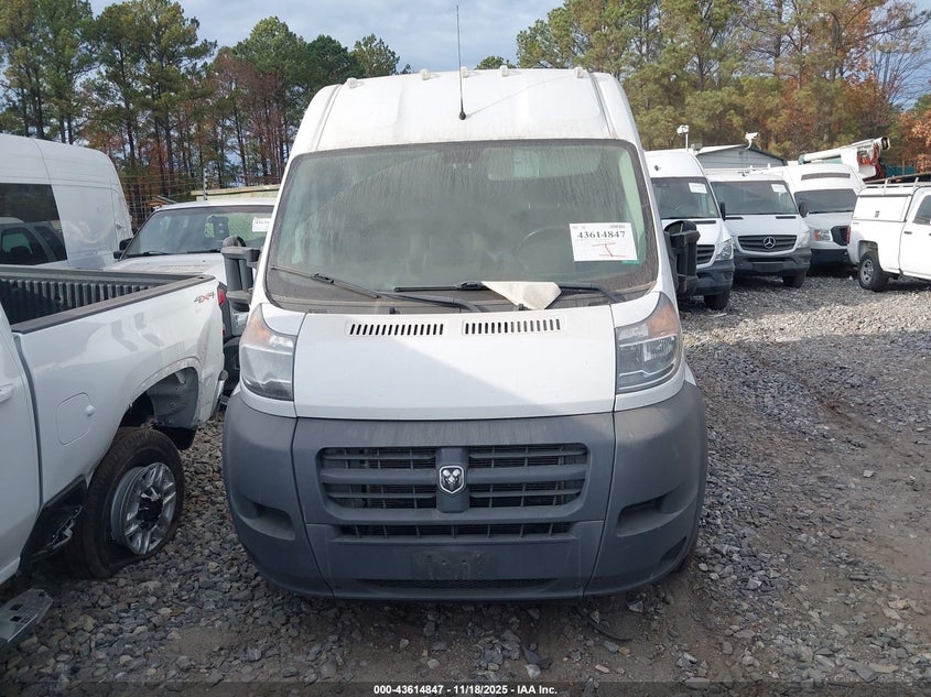 2017 Ram Promaster 1500 High Roof 136 Wb VIN: 3C6TRVBG8HE506129 Lot: 43614847