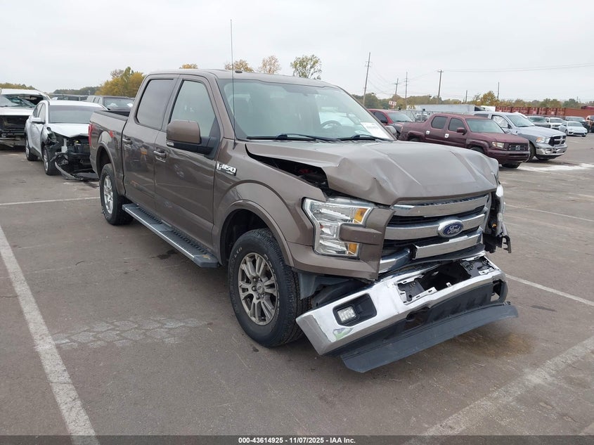 2015 FORD F-150 LARIAT - 1FTEW1EF5FKE80251