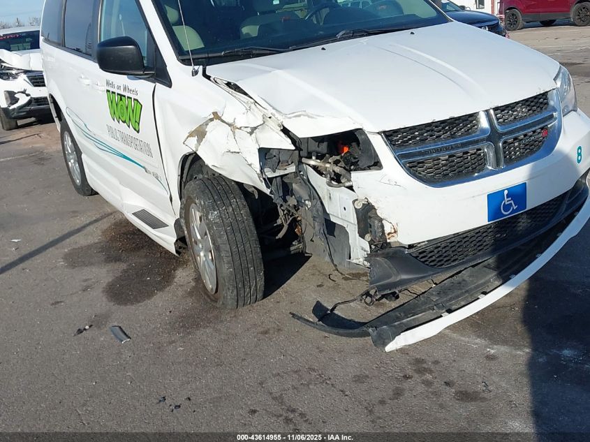 2016 Dodge Grand Caravan Se VIN: 2C7WDGBG6GR313705 Lot: 43614955