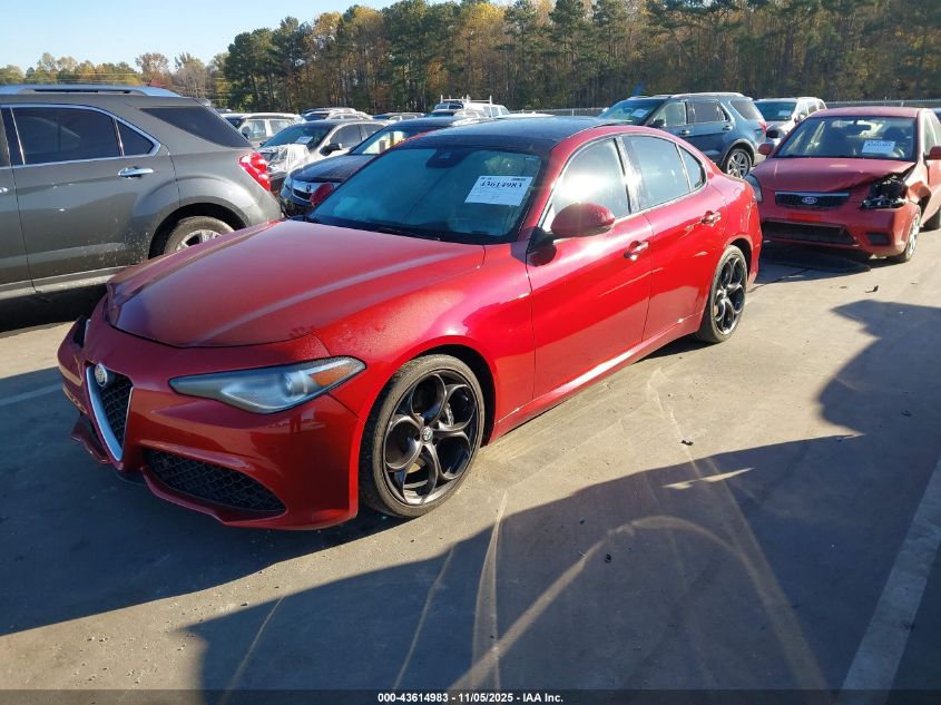 2018 ALFA ROMEO GIULIA TI SPORT RWD ZARFAECN6J7563774
